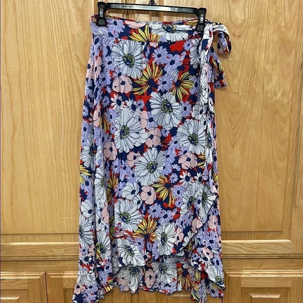 Maeve Floral Wrap Skirt